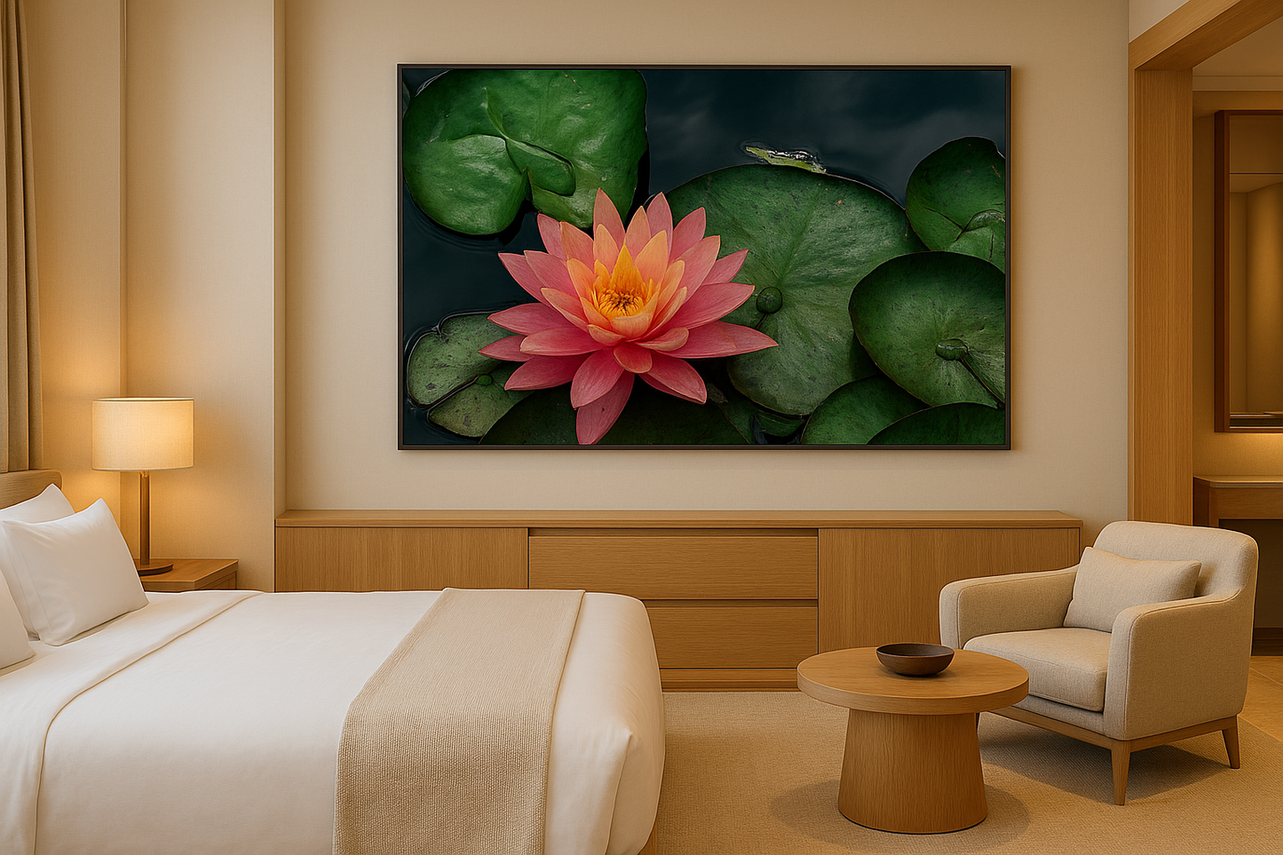 "Pink Water Lily #5" - Botanical Art
