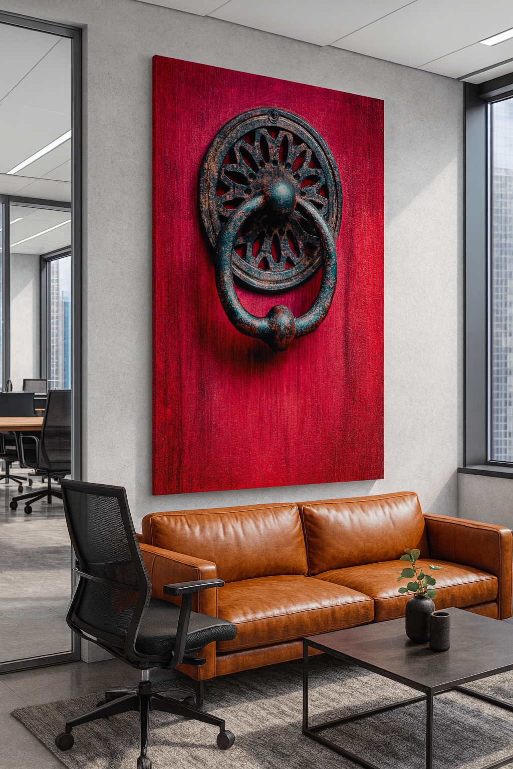 "Door Bell" - Minimalist Art