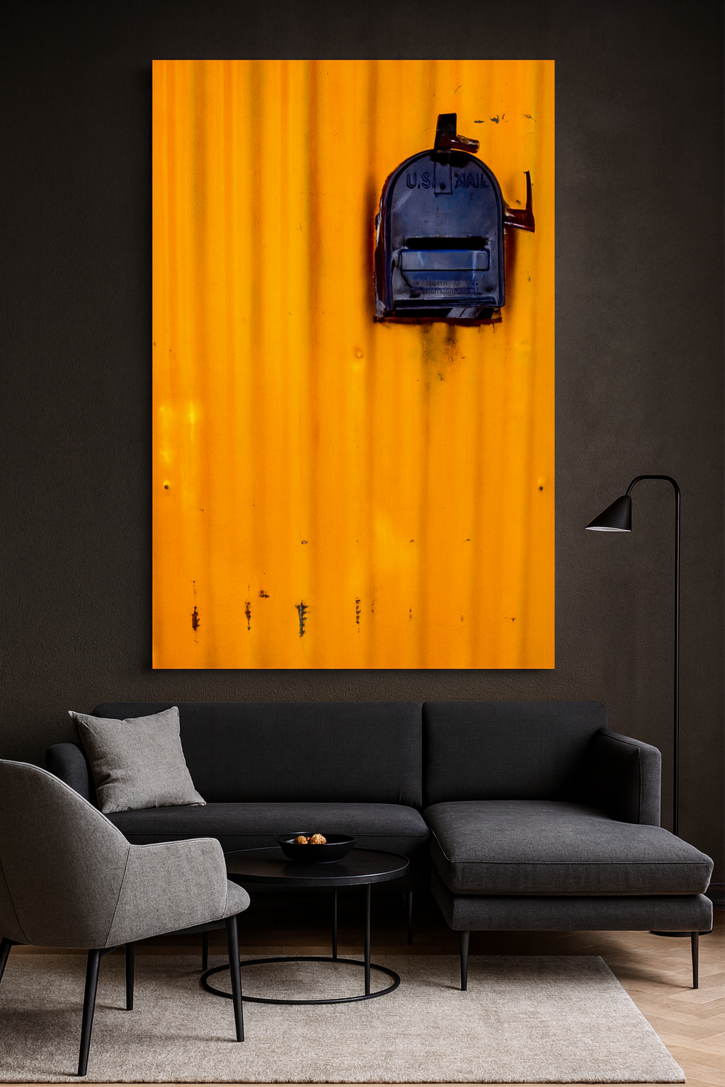 "Black Spot" - Minimalist Art