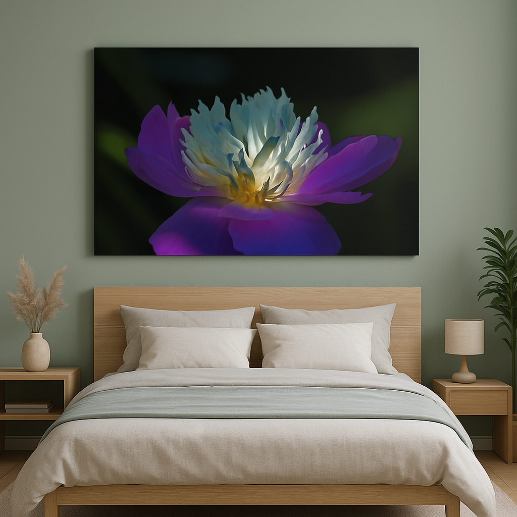 "Purple Peony" - Botanical Art