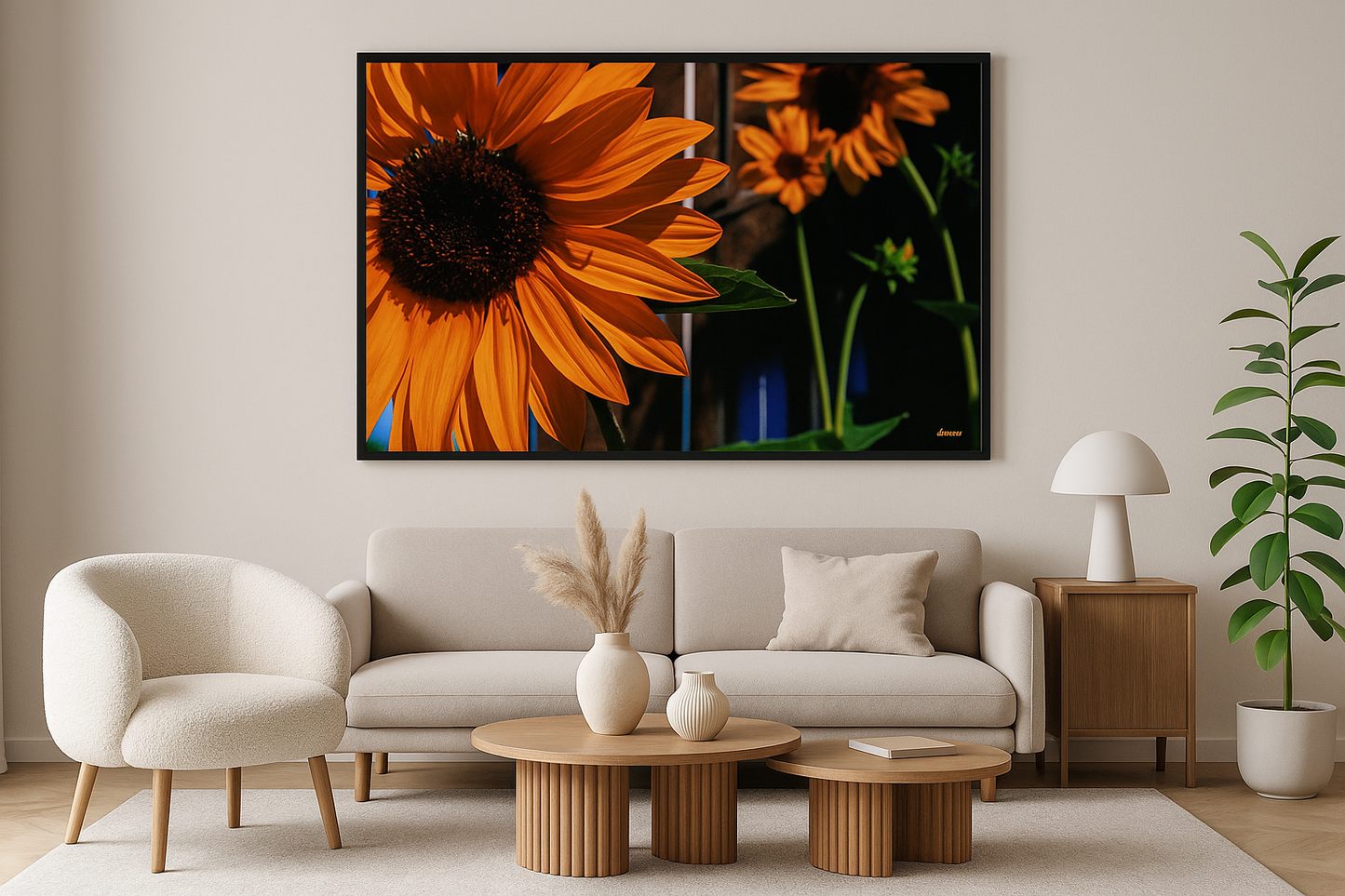 "Urban Sunflowers" - Botanical Art