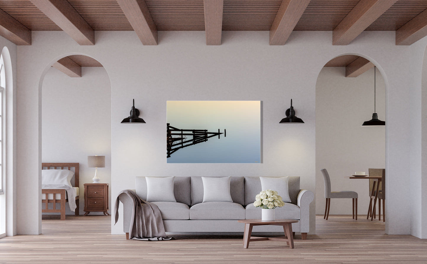 "A Fence" - Landscape Art