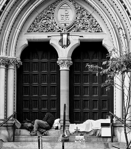 "At God Steps" - Street Photography