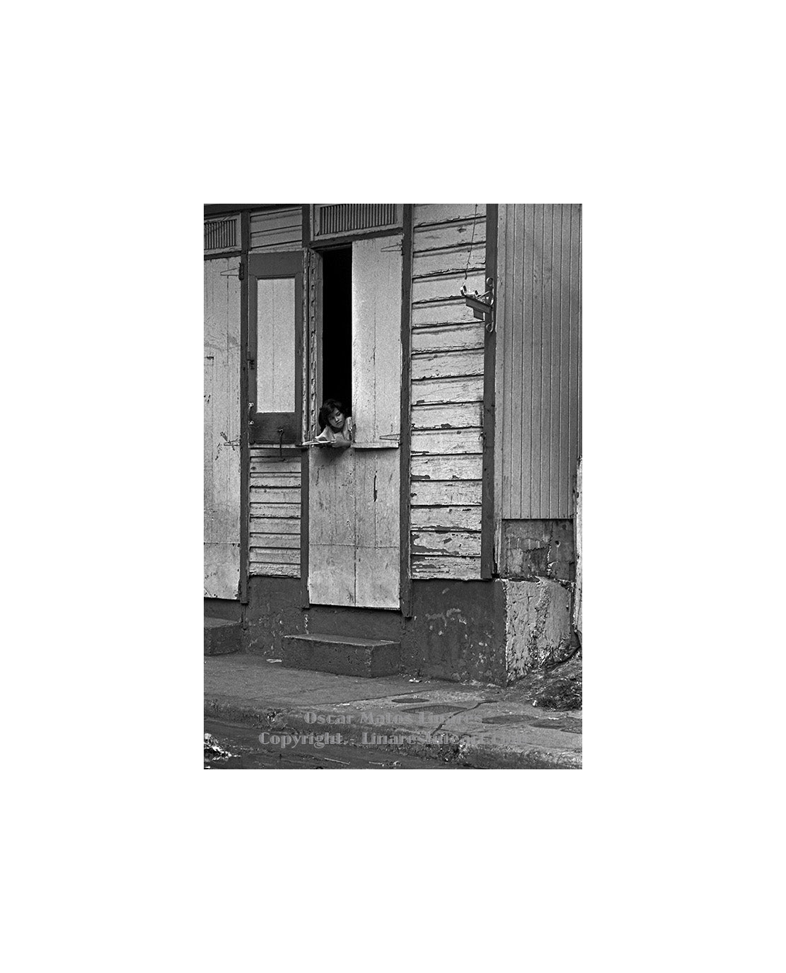 "Girl in the Window" - Street Photography