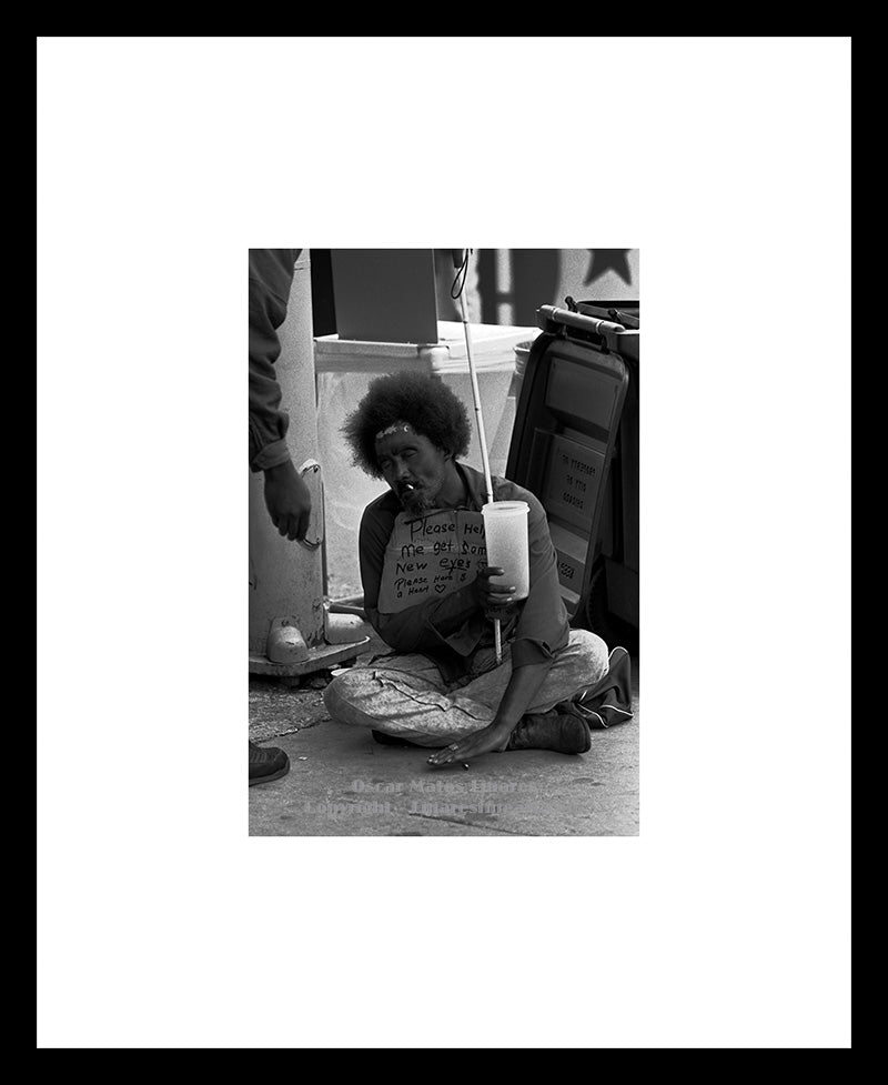 "Please Help for My Eyes, Please!" - Street Photography
