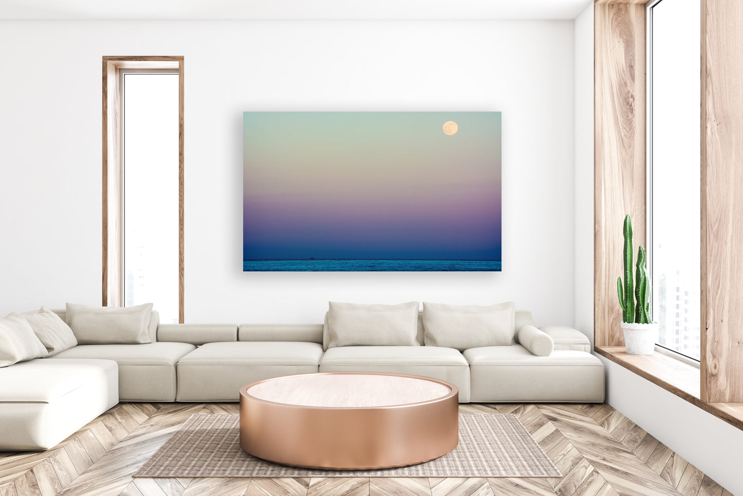 "Sunset at Virginia Beach" - Landscape Art
