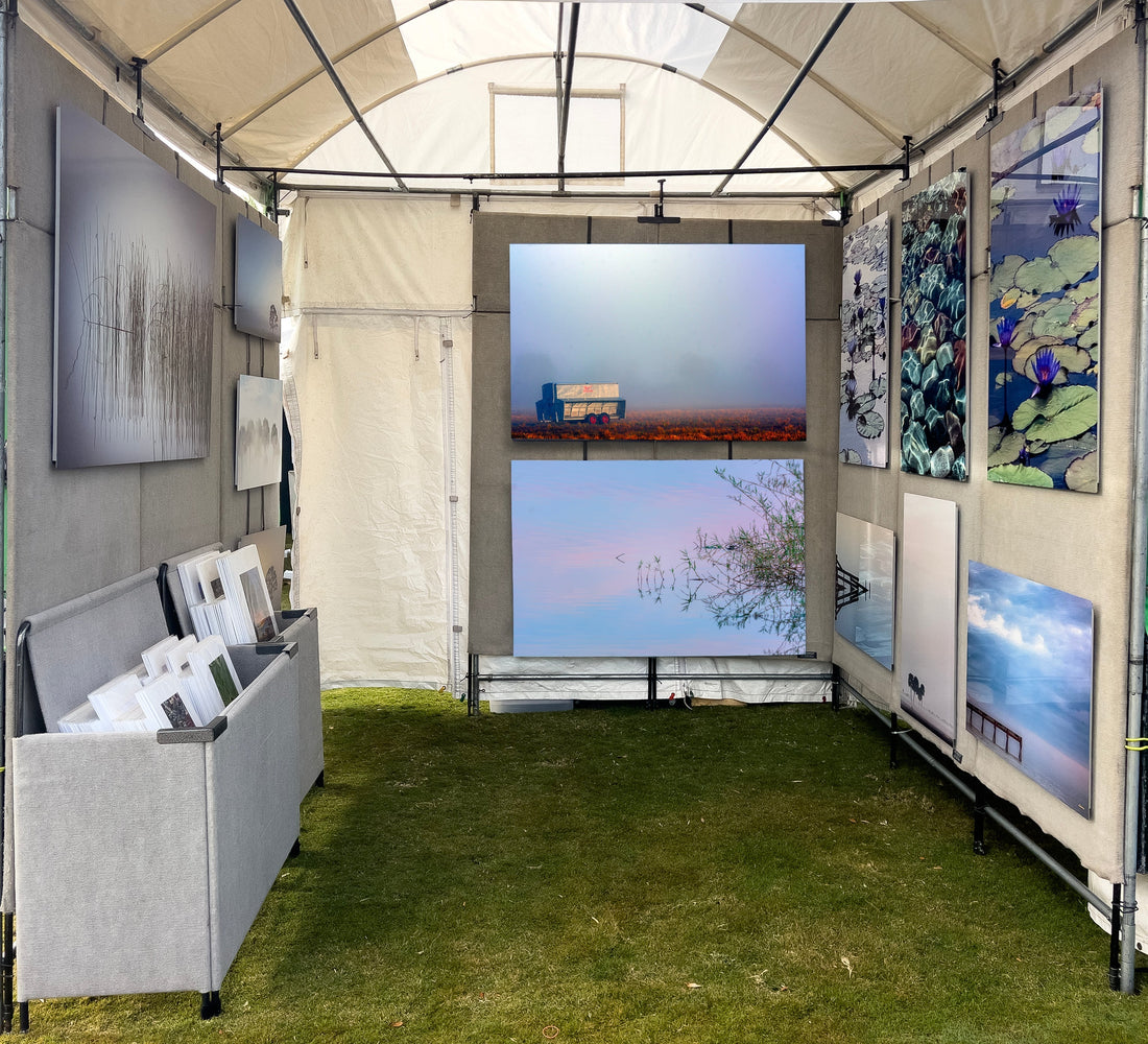 Why I Present My Wall Pieces on Metal at Art Fairs