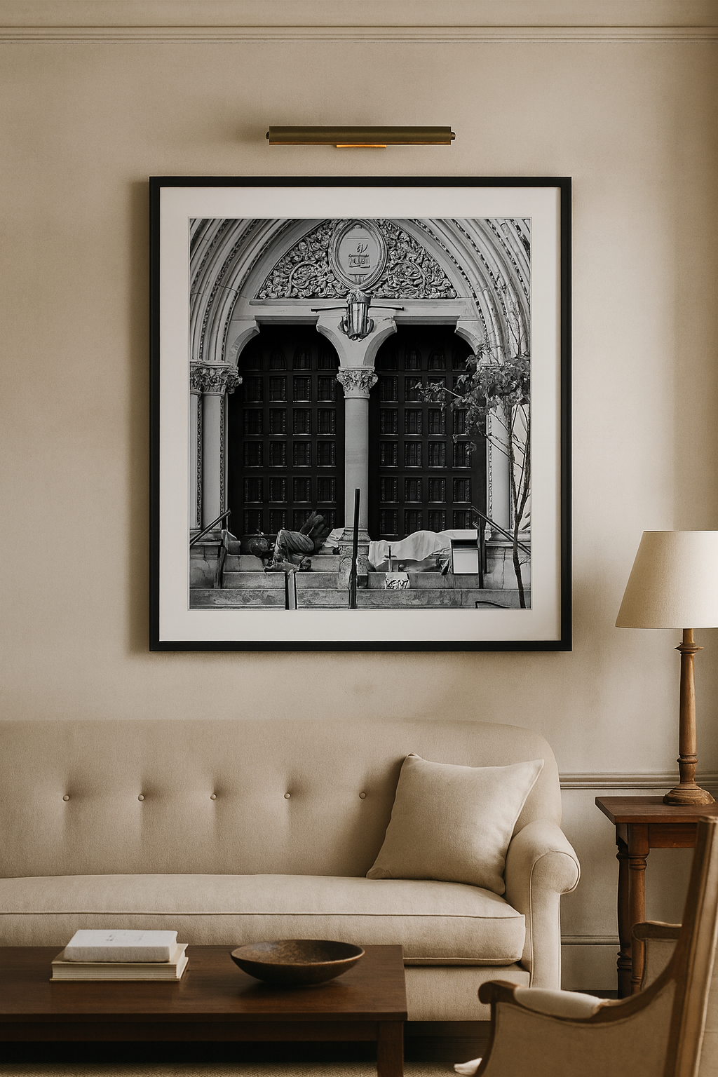 "At God Steps" - Street Photography