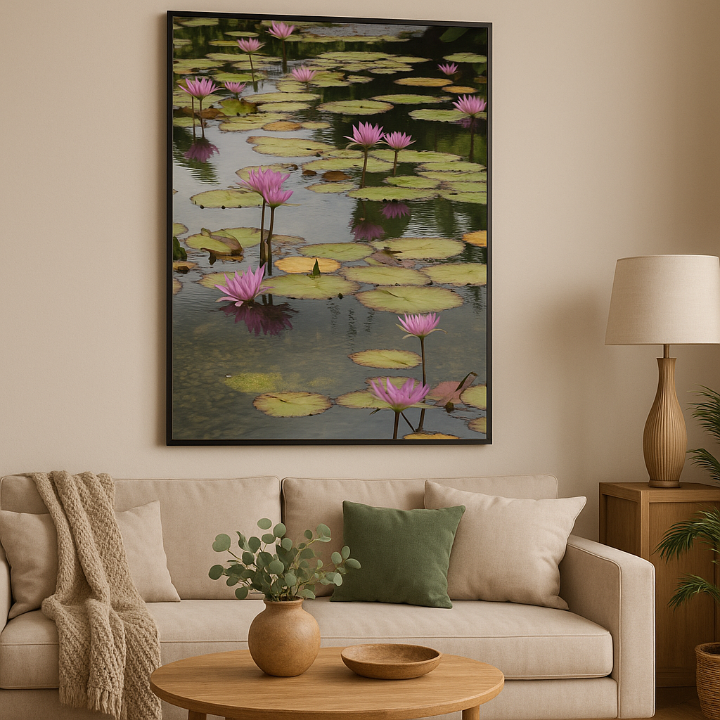 "Garfield Park Water Lily Pond" - Botanical Art