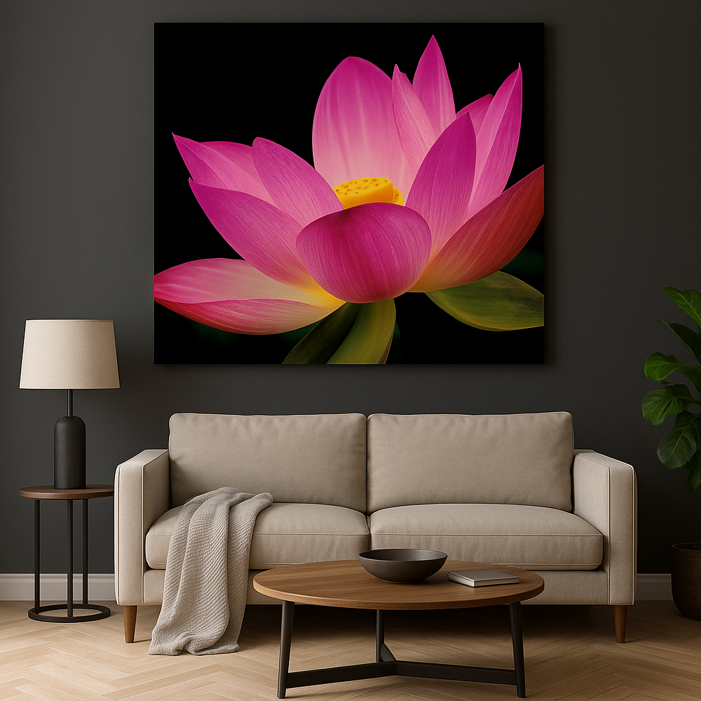 "When There is No Hope and Nothing to Hope For" (Pink Lotus 2) - Botanical Art