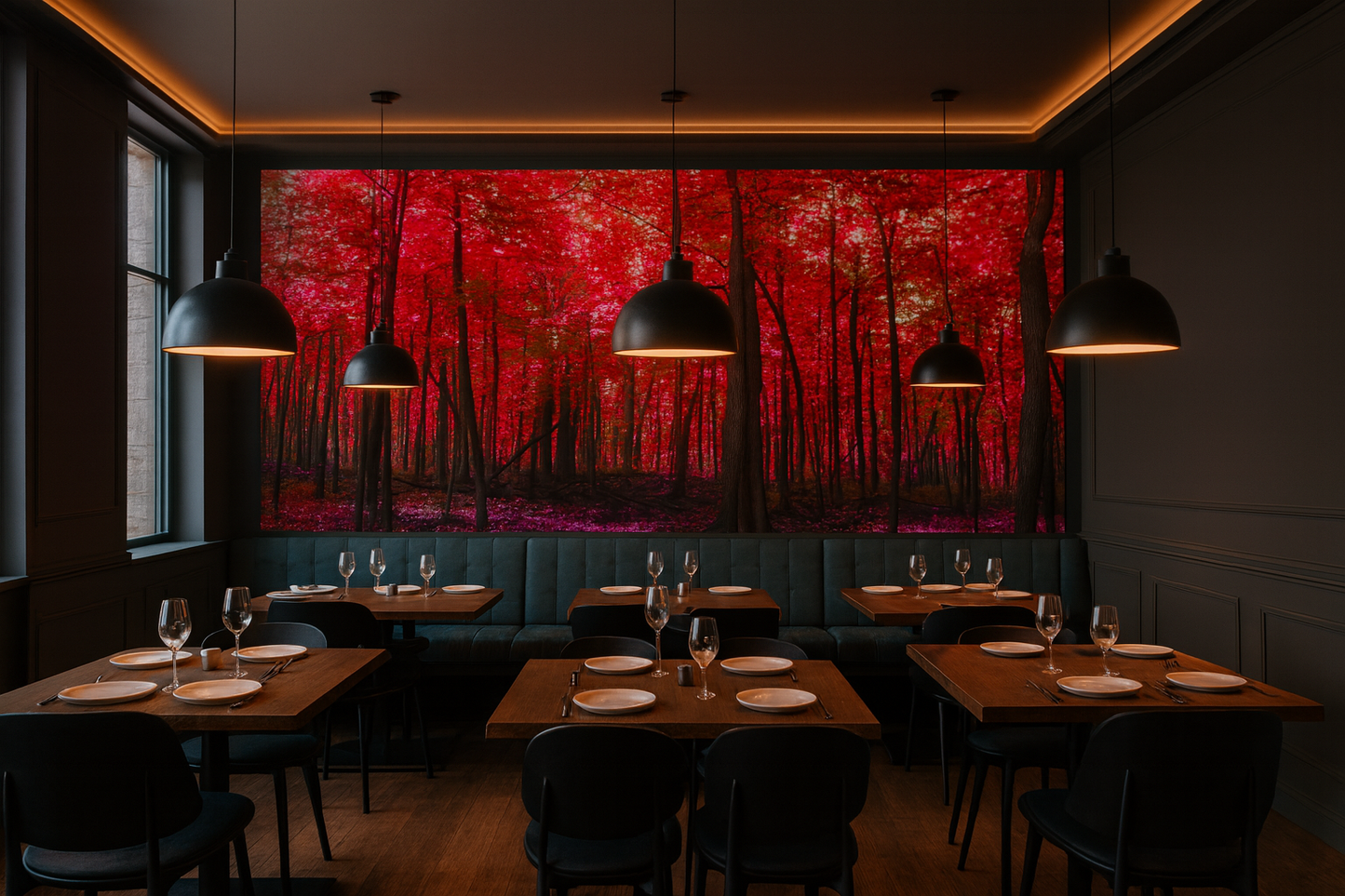 "Red Forest" - Landscapes Art