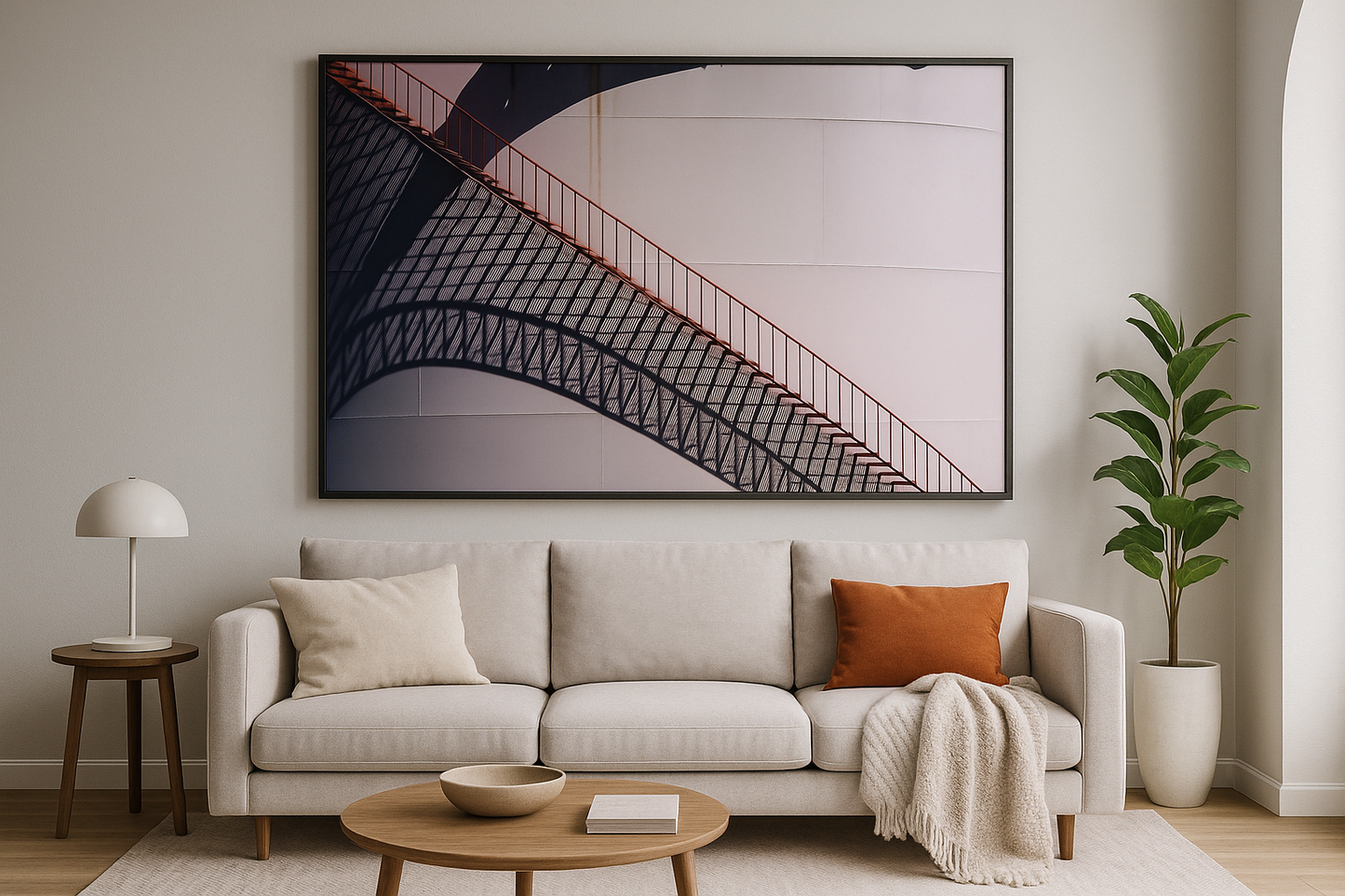 "Tanker - Staircase" - Minimalist Art