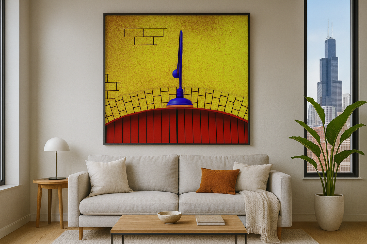 "Lamp" - Minimalist Art