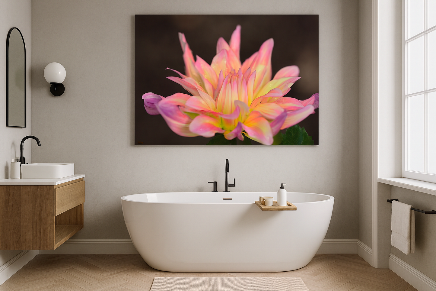 "Ring Holder (Cabana Dahlia)" - Botanical Art