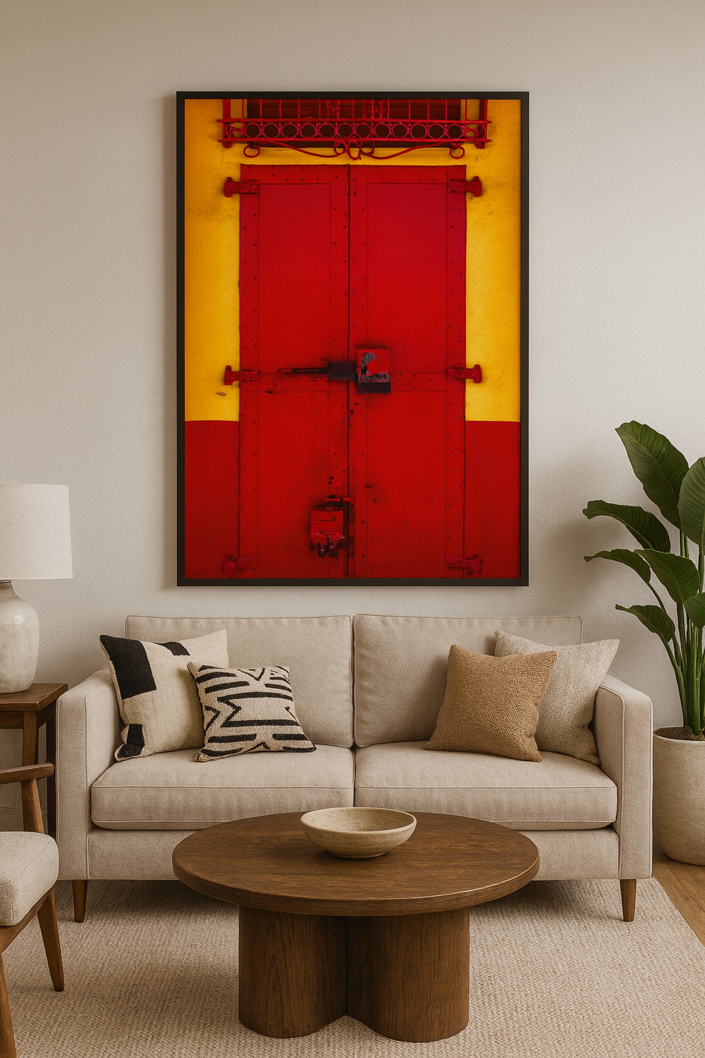 "The entrance" - Minimalist Art