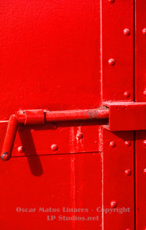 "Red Door" - Minimalist Art