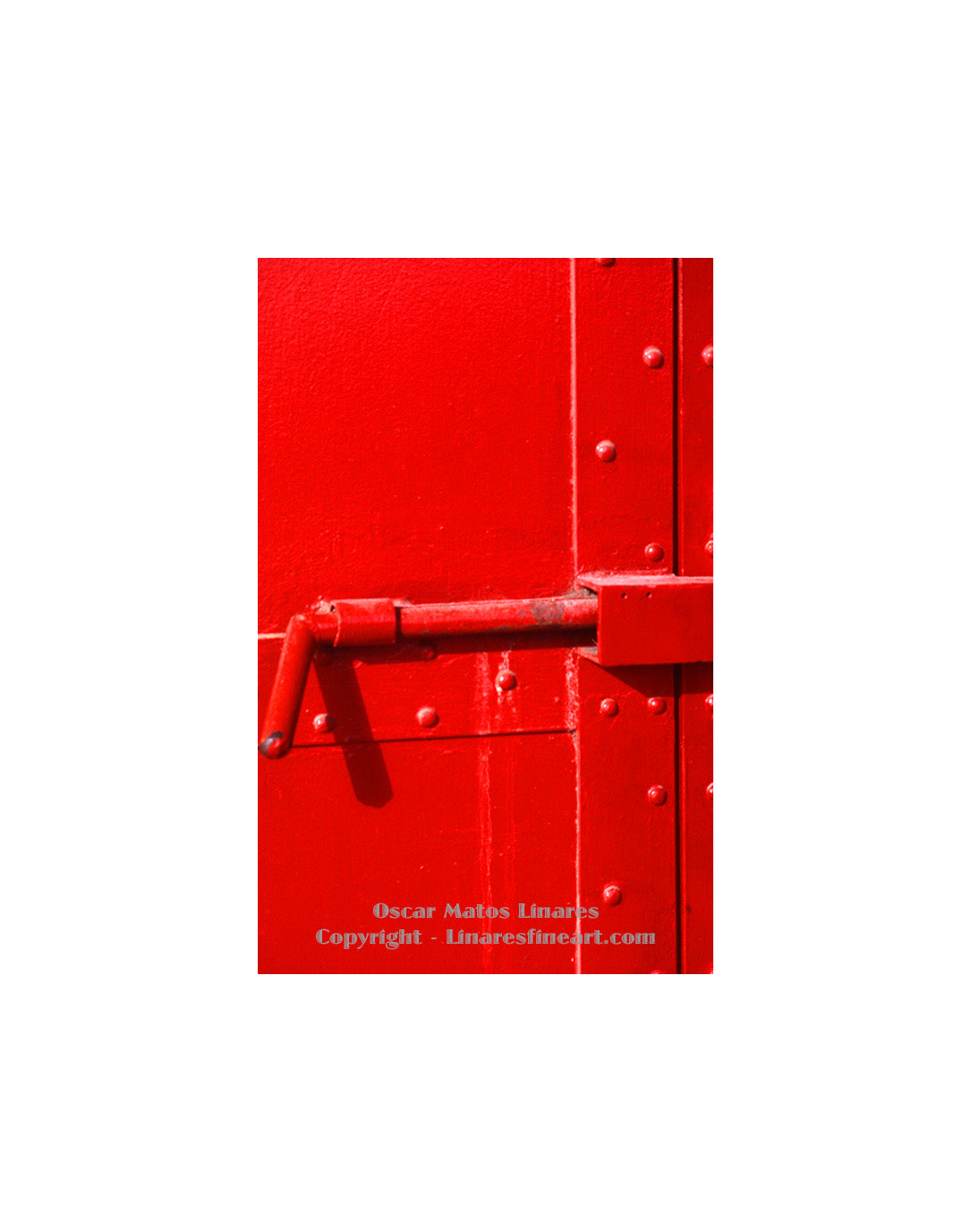 "Red Door" - Minimalist Art